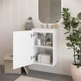 thumbnail image 2 of Modway Bryn 18" Wall-Mount Bathroom Vanity in White White, 2 of 8