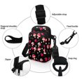 thumbnail image 5 of HELLHERO Hummingbird Flowers Women Messenger Bag Leakproof Women for Travel, Outdoor and Daily Use 4.33"x1.97"x7.09", 5 of 7