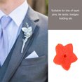thumbnail image 1 of HIAKDOFT 100PCS Rubber Star Pin Back Red Plastic Easy Installation and Removal Craft Projects Adults, 1 of 5