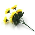 Large Artificial Yellow Sunflower Bush Bright Yellow Fake Flowers
