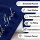thumbnail image 3 of LHSHID Christian Gifts for Women Religious Gifts for Women Catholic Bible Verse Blanket Inspirational Spiritual Scriptures Religious Soft Throw Blanket Birthday Gifts for Women 50x60in, 3 of 6