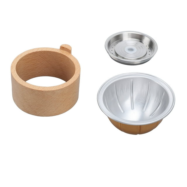 Reusable Capsule Kit, Save Cost Temperature Resistant Refillable Coffee Pods for Vertuo Coffee Machine