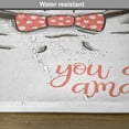 thumbnail image 6 of Ambesonne Pug Place Mats Set of 4, Portrait of a Dog Cartoon, Standard Size, Black Red, 6 of 6