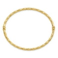thumbnail image 2 of 14k Yellow Gold Bracelet Bangle 3 mm 7 in, 2 of 4