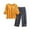 Yellow, variant on APEXFWDT Women's 3/4 Sleeve Padded Sleepwear - Built-in Support Top & Lounge Capri Pants Comfort Pajama Set