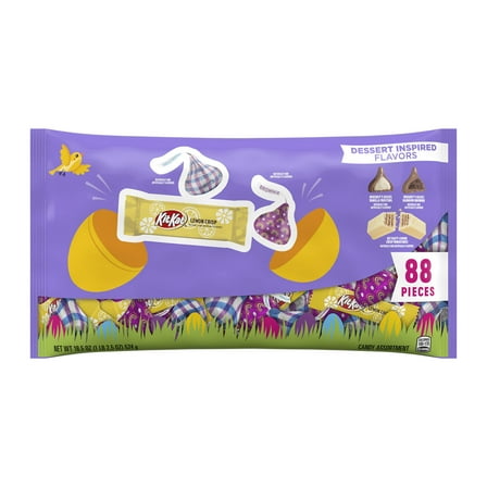 Hershey's And Kit Kat® Assorted Flavored Easter Candy, Variety Bag 18.5 oz, 88 Pieces