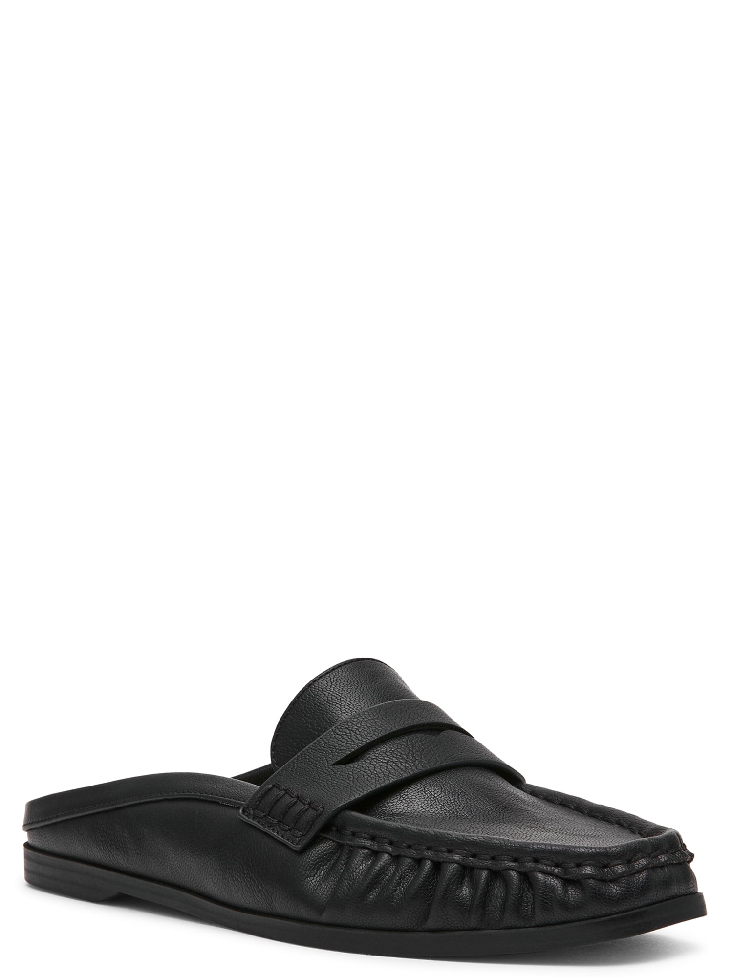 DV Dolce Vita Women's Messner Slide On Pleated Loafer Mule
