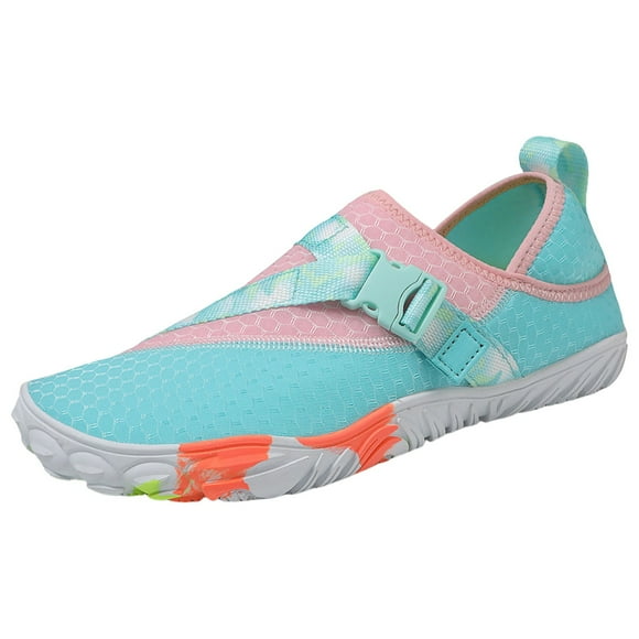 XIMIN Women Men Athletic Non-Slip Hiking Beach Water Shoes Barefoot Aqua Swim Sports Walking Breathable Water Shoes Quick Dry Lightweight Swim Pool Shoes