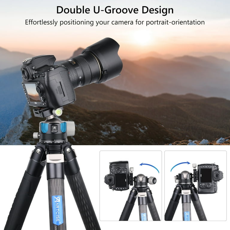 44mm Low Profile Ball Head All Metal CNC Tripod Head Heavy Duty Tripod Head