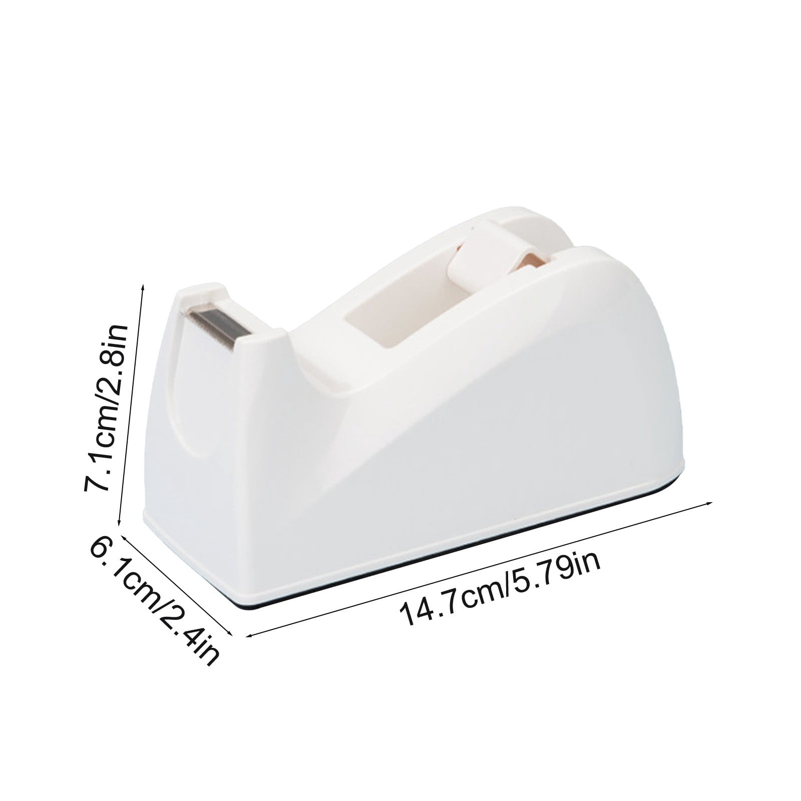 Desktop Tape Dispenser Equipped With Antiskid Base And Blades Smooths Rollers Suitable For Tape Cutters With A Width Within 18mm