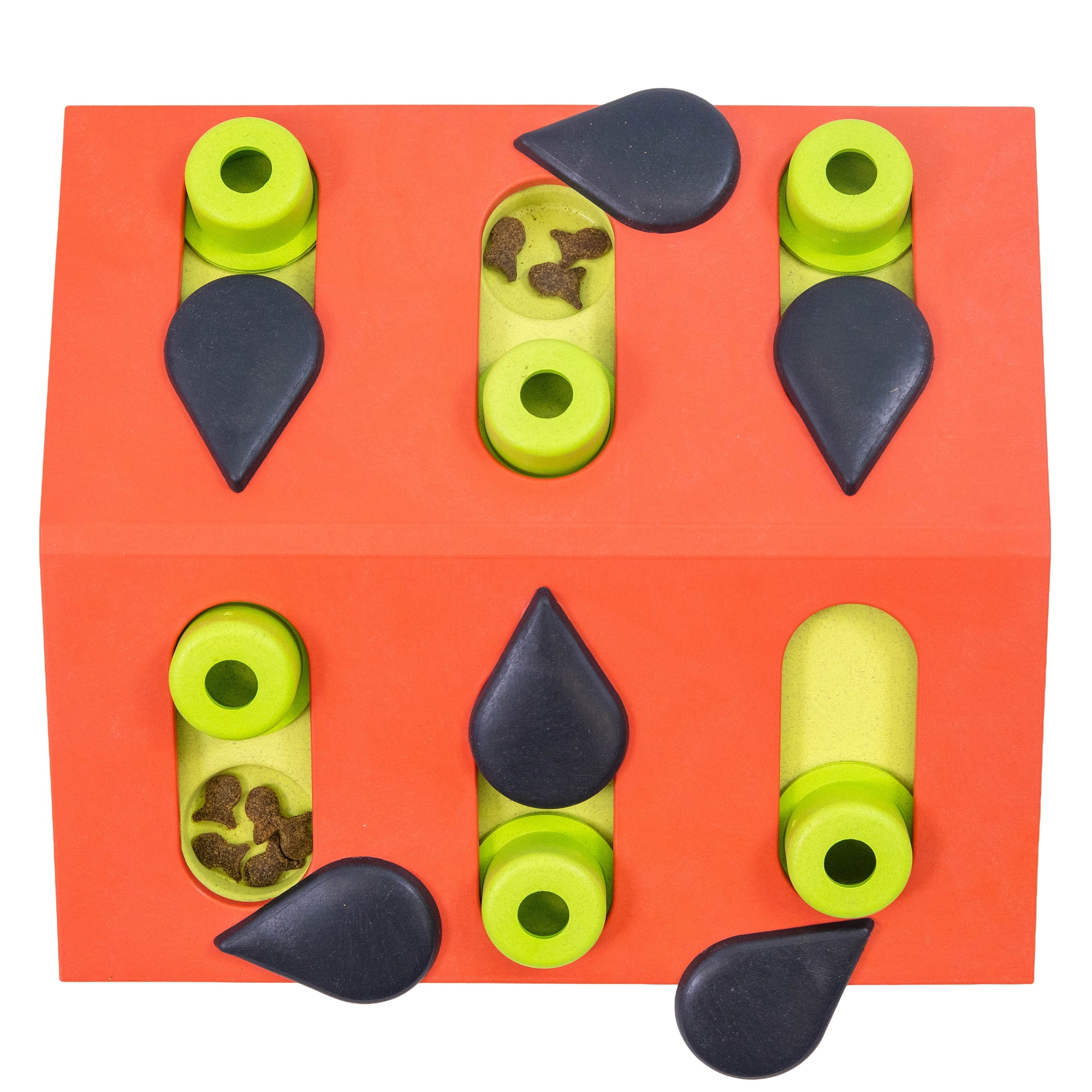 Catstages Nina Ottosson Melon Madness Puzzle & Play Interactive Treat Puzzle Feeder for Cats, Pink