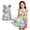 Multicolour-D, variant on Kids Girl Dresses Kids Easter Dress Crew Neck Tank Dress Toddler Girl Summer Dresses Size 6-7 Years Girls Clothes