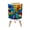Color 4, variant on Small Trash Can with Lid Animal Forest Scene Gem Bear Trees Sunset Silhouette 1.8 Gallon Dog Proof Trash Can Round Garbage Can Waste Bin Wastebasket for Bathroom Bedroom Living Room
