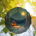 thumbnail image 3 of Enchanting Metal Hanging Wind Spinners with Circular Patterns - Perfect Wind Chimes for Your Yard and Garden Decor, 3 of 6