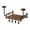 2, variant on Ywmsfl Wooden Helmets Stand Wall Mounted Simple Installation Home Garage Storage Rack Motorcycle Gears Accessories Hanger