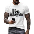 thumbnail image 4 of 9/11 Shirt for Men Never Forget 911 T Shirt 25th Anniversary USA Shirts American Flag Patriotic Short Sleeve Tops, 2XL, 4 of 5