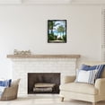 thumbnail image 2 of Stupell Industries Palm Trees Near Beach Nature Photography Black Floater Framed Art Print Wall Art, 17 x 21, 2 of 9