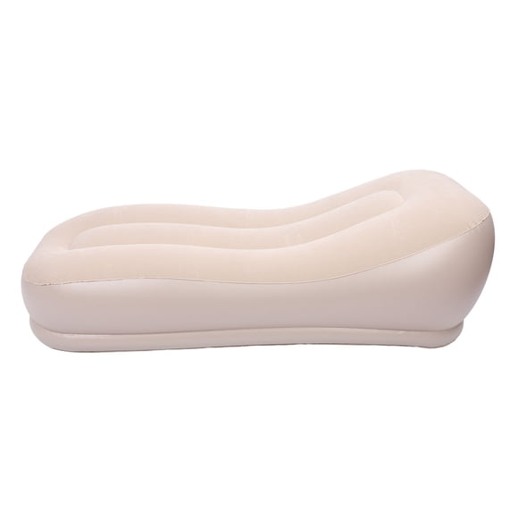 Sofá Autoinflable, Sofá Inflable Portátil Suave De PVC De Tela Flocado Ergonómico Con Batería De 2600MAH Para Tienda De Campaña