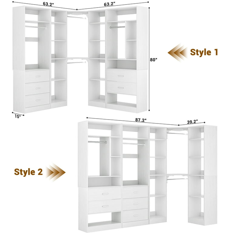 “My closet” Amazon.com: Easy Track OK7272-CG Deluxe Tower Closet Storage