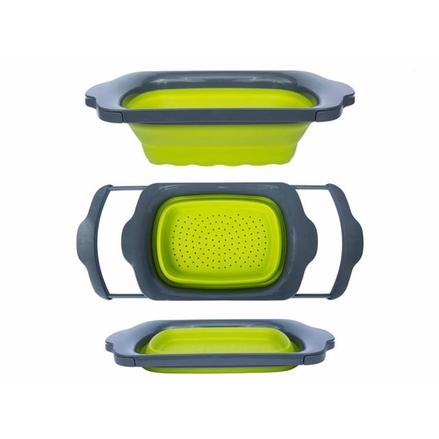 Collapsible Kitchen Colander - Over the Sink Kitchen Strainer