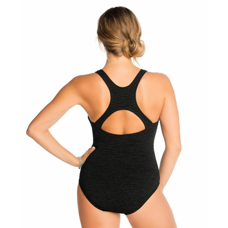 Krinkle Chlorine Resistant Swimwear, Active Back, Women's Plus Size  Swimsuit from Penbrooke - Available in 2 COLORS