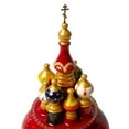 thumbnail image 4 of Books.And.More Handmade Saint Basil's Cathedral. Troyka. Music Box Khokhloma Painting Music Box 7.9x4.4-inch Souvenir Box, 4 of 5