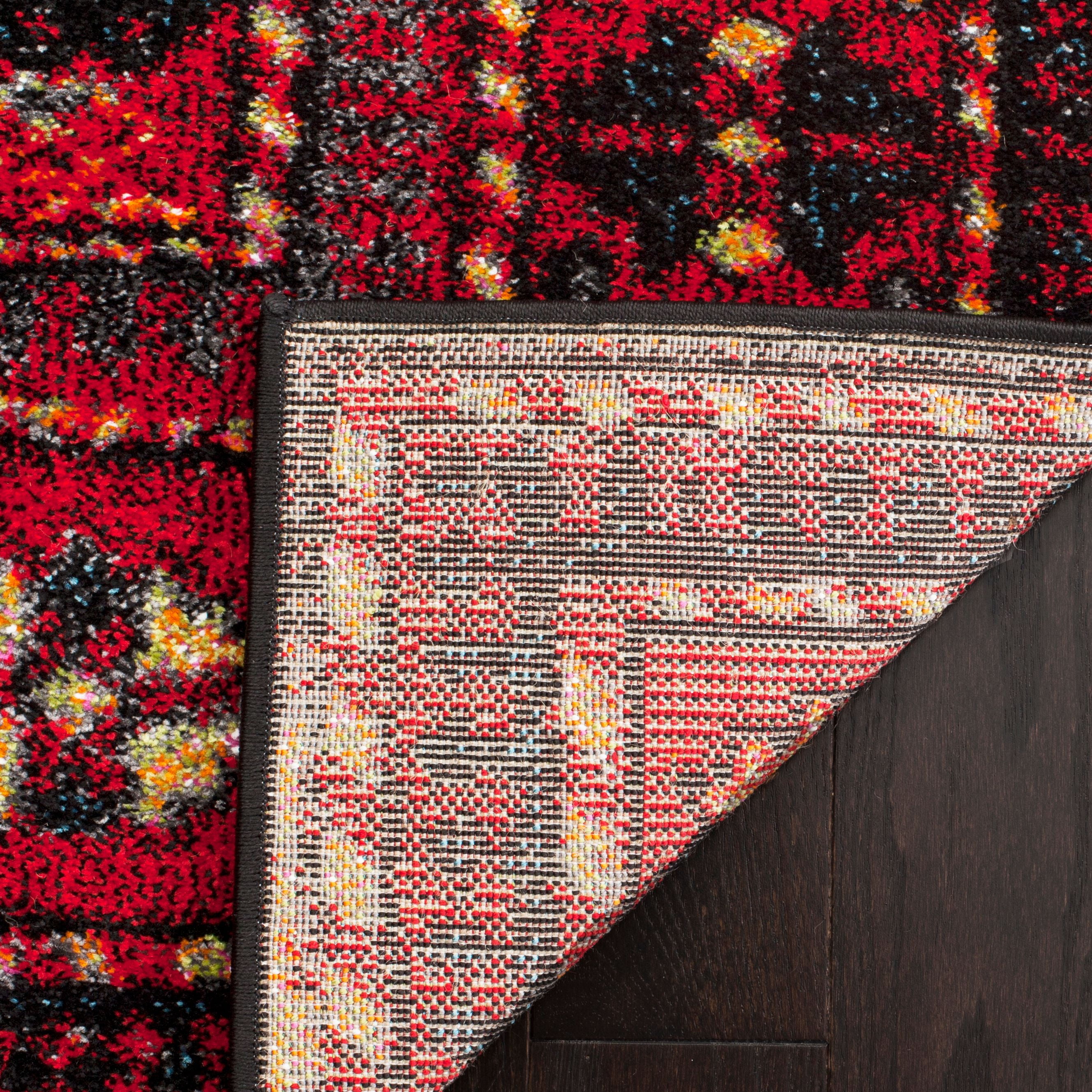 SAFAVIEH Vintage Hamadan Edin Traditional Area Rug, Red/Multi, 10'6" x 14'