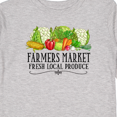 thumbnail image 4 of Inktastic Farmers Market Fresh Local Produce Boys or Girls Long Sleeve Toddler T-Shirt, 4 of 5