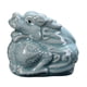 thumbnail image 1 of Figura de mascota de cerámica pequeña, realista, decoración de escritorio, miniaturas de arcilla para la ceremonia del té. Continuar, 1 of 8