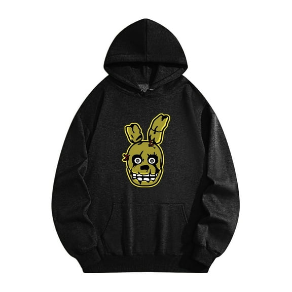 Five-Nights at Freddy Merch Mens Ultimate Heavyweight Pullover Hoodie Sweatshirt