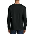 thumbnail image 3 of Hanes Mens Premium Beefy-T Cotton Long Sleeve T-Shirt, Sizes S-3XL, 3 of 7