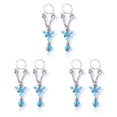 thumbnail image 3 of sweethay Piercings falsos Adorno para el cuerpo Anillos de pezones ajustables para mujer Azul Type1 NO1, 3 of 6