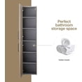 thumbnail image 7 of Flairwood Decor Cosmo Eve Fully assembled Bathroom Vanity with soft-closing doors, 14" x 12" x 63", 7 of 7