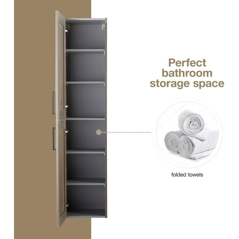 European Under Sink Storage Cabinet Locker for Bathroom, 2 Door