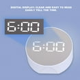 thumbnail image 4 of Horloge Miroir, Alarme Miroir LED Écran Rond Facile à Lire pour Voyage, 4 of 8