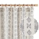 thumbnail image 1 of Cortinas Jinchan Boho Negras 244 cm de Largo 2 Paneles para Dormitorio, 1 of 9