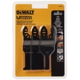 thumbnail image 2 of Juego de cuchillas oscilantes DEWALT Dwa4215, 3 piezas, 2 of 6