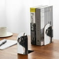 thumbnail image 5 of Naloa Black And White Boston Terrier Wood Non-Skid Bookend for Shelves,Book Ends for Heavy Books, Book Stand for CDs,1 Pair, 5 of 7