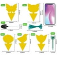 thumbnail image 2 of Stingmon 60 Pack Sticky Traps Indoor Plants Fruit Fly Traps, Yellow Sticky Trap Killer for Insects, Fungus Gnat Traps Sticky for House Plants Bugs, 2 of 3