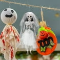 thumbnail image 3 of TABLZONE Spooky Sculpture Skeleton Bride Decoration White Plastic 1Pack, 3 of 7