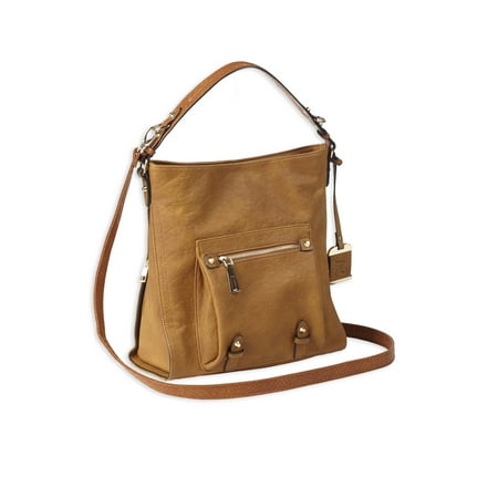 - Bulldog Cases Concealed Carry Hobo Anna Purse W/ Holster- Cognac