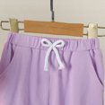 thumbnail image 6 of TOWED22 Toddler Girl 2-piece Clothes Set Infant Girl Long Sleeve Shirt and Pant Fall Winter Outfit for Baby Girl(Purple,12-18 M), 6 of 6