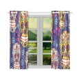 thumbnail image 4 of CADecor Sugar Skull Dia De Los Muertos Window Treatment Panel Curtains Window Curtain Kitchen Curtain,Two Piece 26x39 Inches, 4 of 4