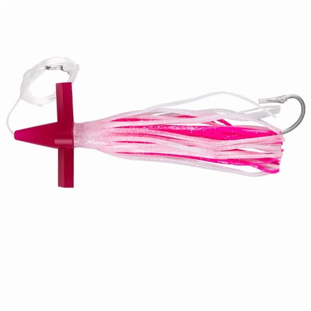 GRIMPEX Trolling Teaser Large Squid Bait 7-9inch Stainless Hook Tuna/Mackerel C3 230mm/9inch