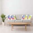 thumbnail image 4 of Ambesonne Hamsa Throw Pillow Cover 4 Pack, Circle of Dreamy Vivid Colors, 18", Multicolor, 4 of 6