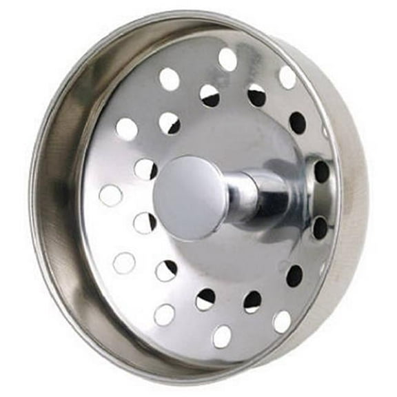 Master Plumber Chrome Sink Strain Basket