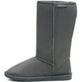 thumbnail image 3 of Alpine Swiss Womens Boot Mid Calf 11.5” Faux Fur Shearling Moccasin Comfort Shoe, 3 of 6