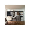 thumbnail image 4 of Klair Living Monica Wood and Metal Walk-in Closet with 5 Shelves in Rustic Gray, 4 of 4