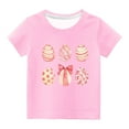 thumbnail image 2 of TIMIFIS Cadeaux de Pâques pour Tout-Petits T-Shirts Joyeuses Pâques pour Enfants Garçon Fille Imprimé Œufs Mignons Col Rond Manches Courtes T-Shirt, 2 of 4