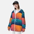 thumbnail image 3 of Kdxio Lighthouse and Whale Print Women Men Sun Protection UPF 50+ Jackets Zip Up Long Sleeve Hoodie Hiking Lightweight with Pockets, 3 of 7